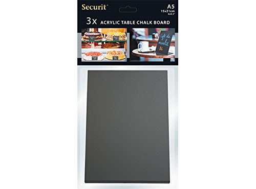 securit-l-board-tischkreidetafel-a5-3er-schwarz-acryl image 6