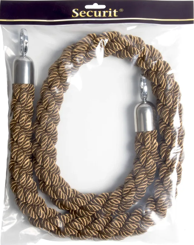 securit-classic-absperrseil-1-5-m-bronze-braun-gedreht image 1
