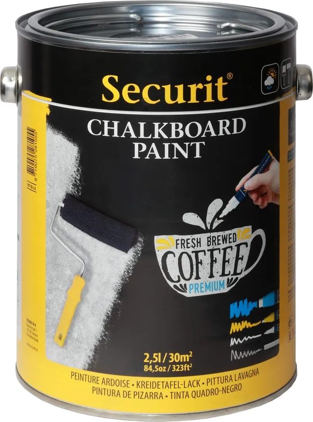 securit-original-kreidetafelfarbe-schwarz-2-5l-acryl image 1