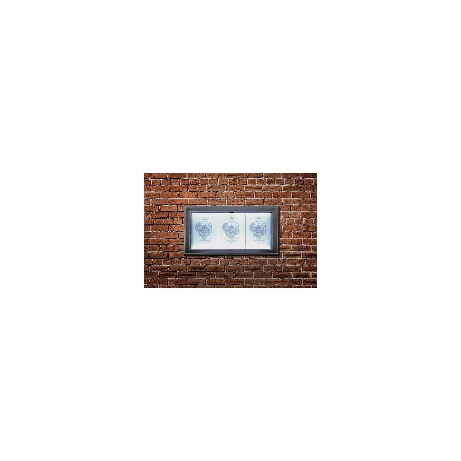 securit-universal-led-schaukasten-3x-a4-edelstahl image 5
