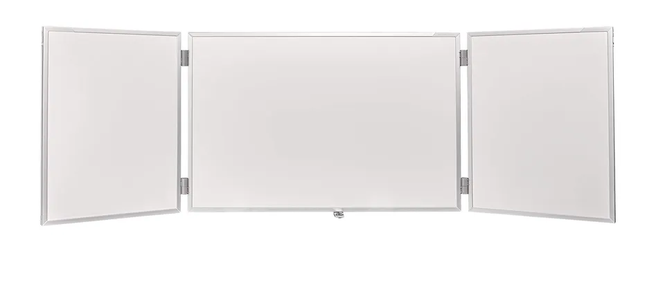 magnetoplan-ferroscript-klapptafel-90x60-wei-dreiteilig image 1