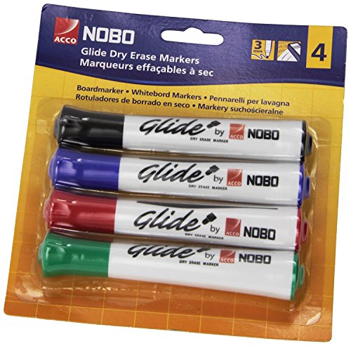 nobo-glide-1902096-whiteboardmarker-4er-2-mm-bunt image 2