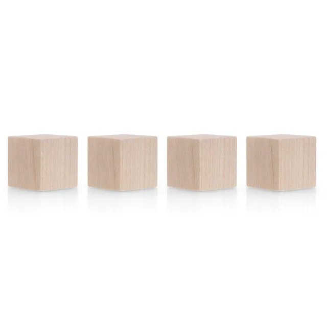 magnetoplan-wood-series-cube-magnete-birke-4-stu00fcck-20mm-neodym image 1