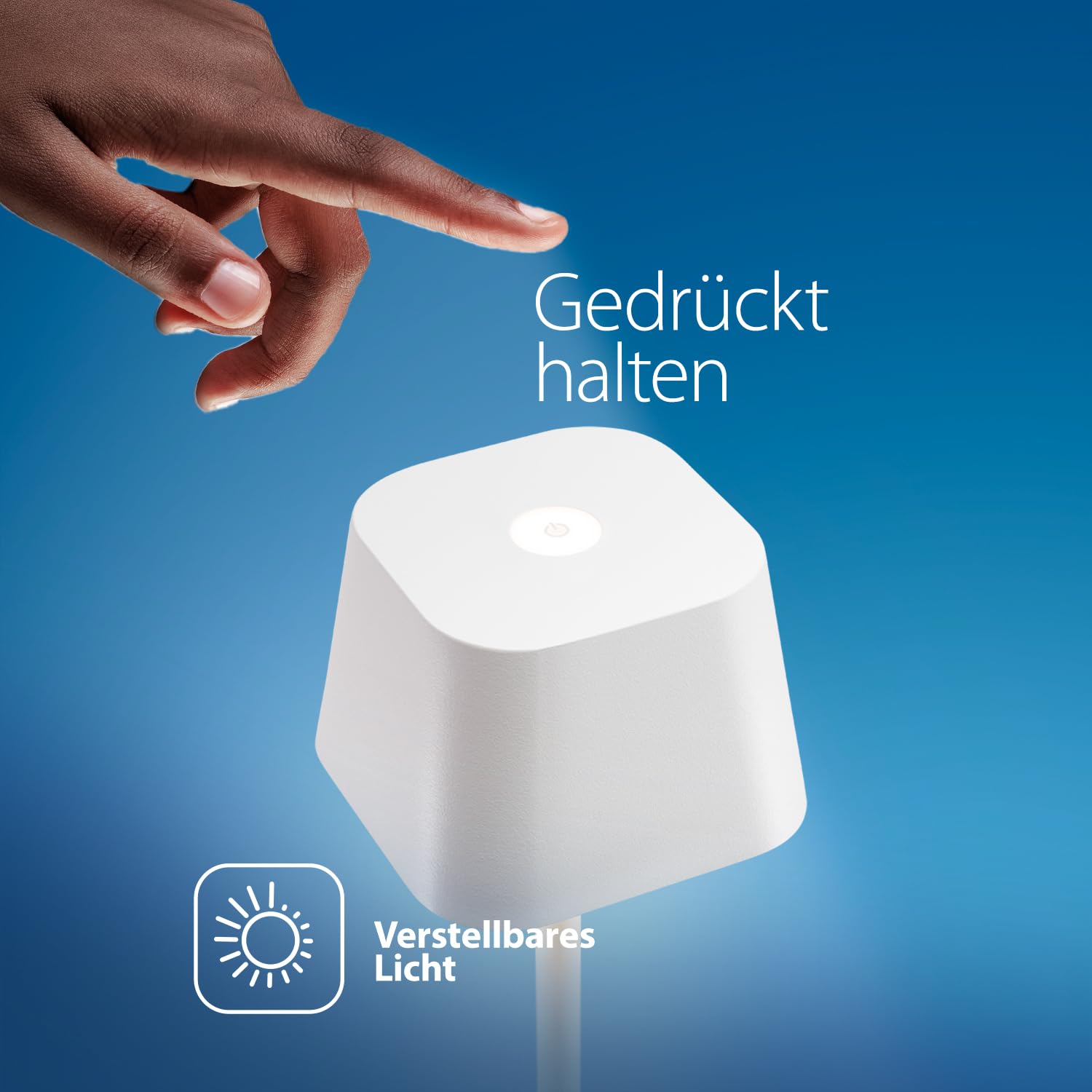 securit-nova-georgina-led-tischleuchte-wei-dimmbar-kabellos-ip54 image 5