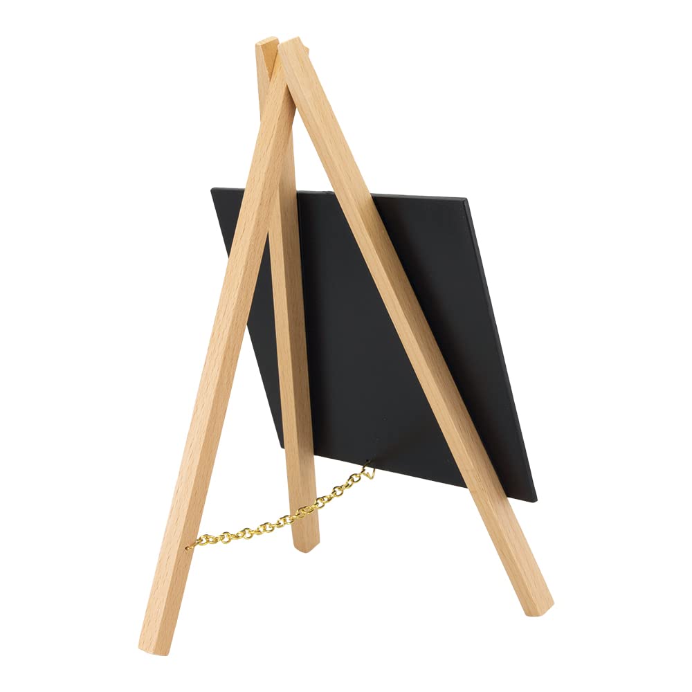 securit-elegant-mini-staffelei-kreidetafel-buche-24x13-5cm-stift image 3