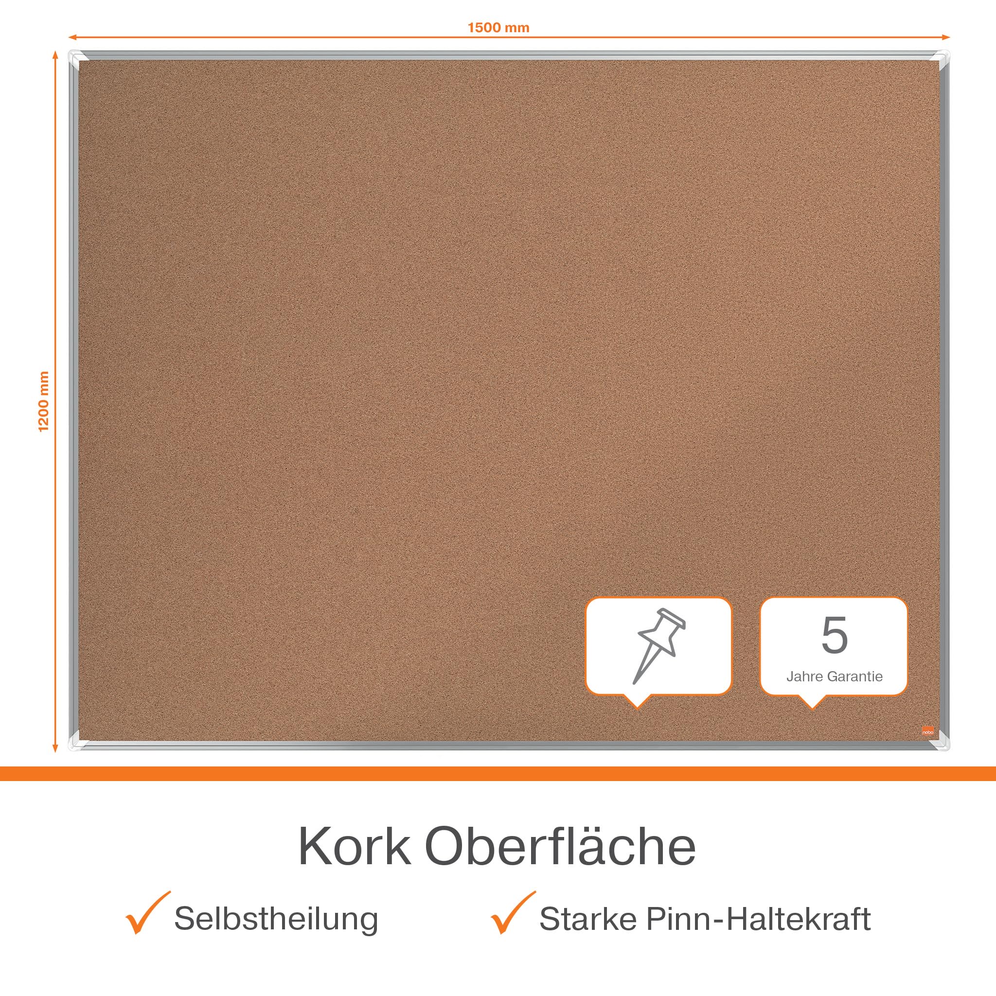 nobo-premium-plus-kork-notiztafel-120x150-cm-natur image 3