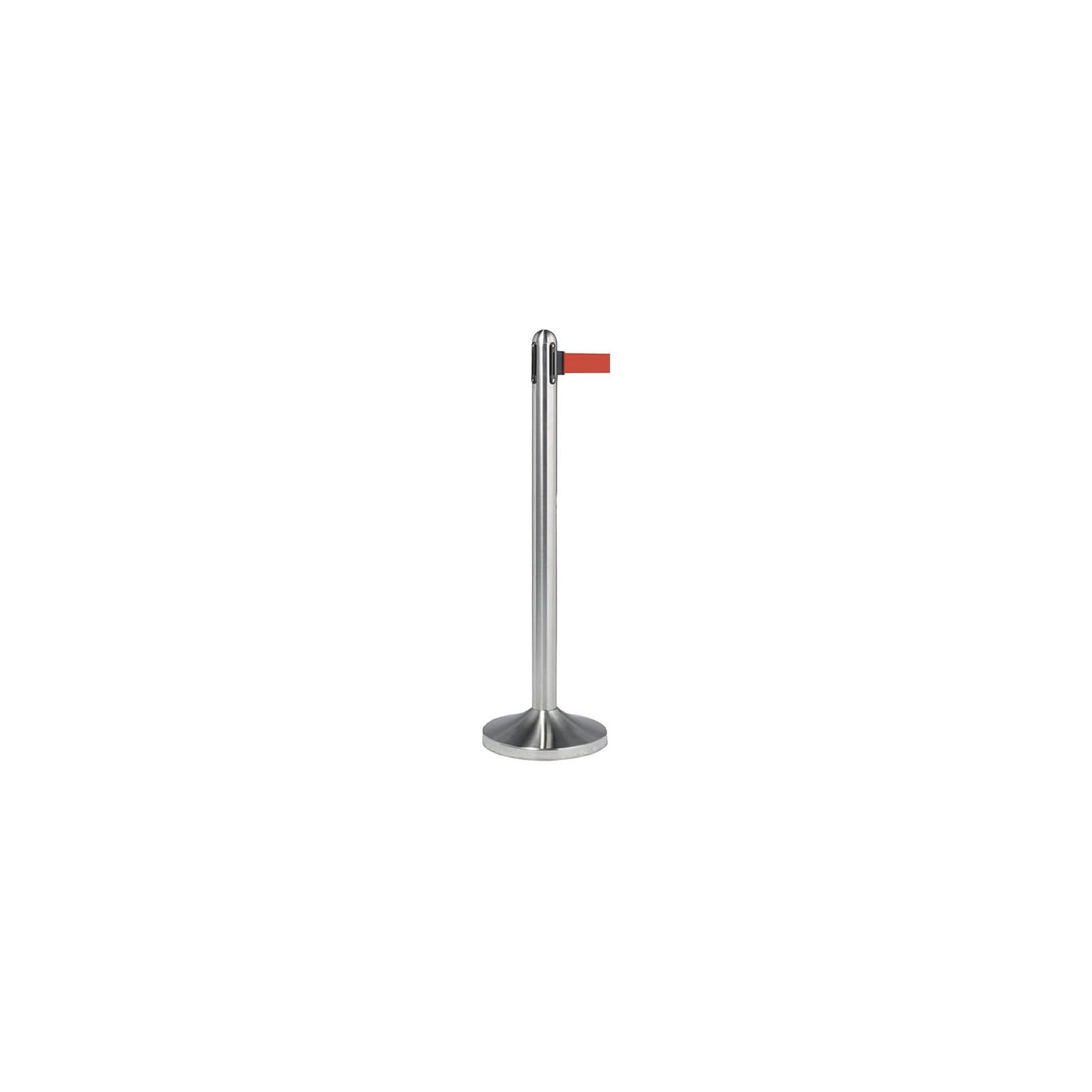 securit-retractable-absperrpfosten-set-chrom-schwarz image 6