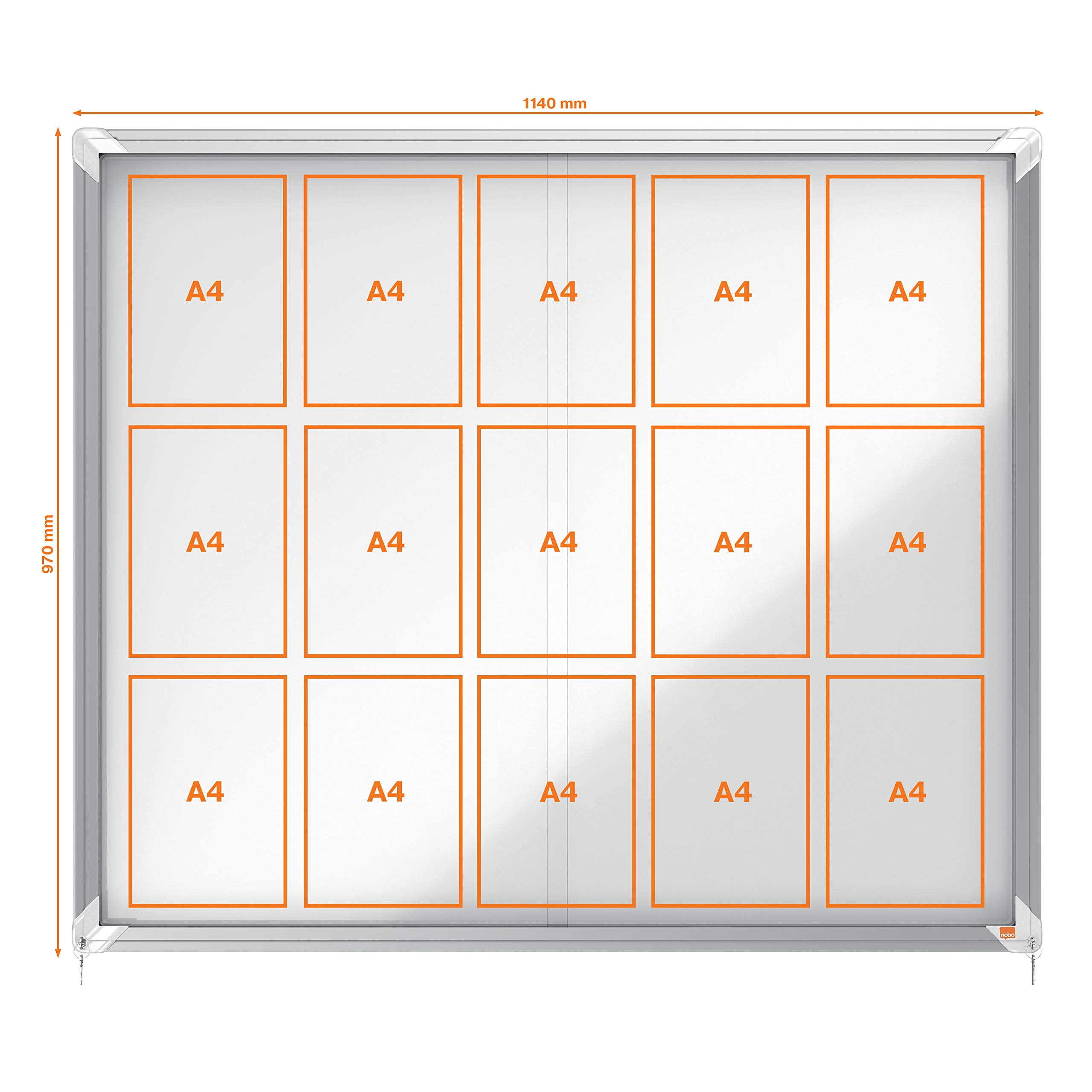 nobo-premium-plus-schaukasten-15xa4-wei-schiebet-r-magnetisch image 3