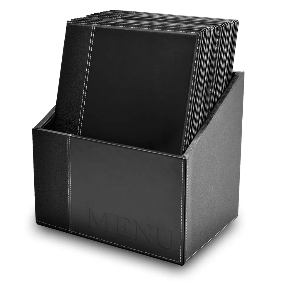 securit-trendy-weinkarte-a4-schwarz-20-st-ck-box image 1