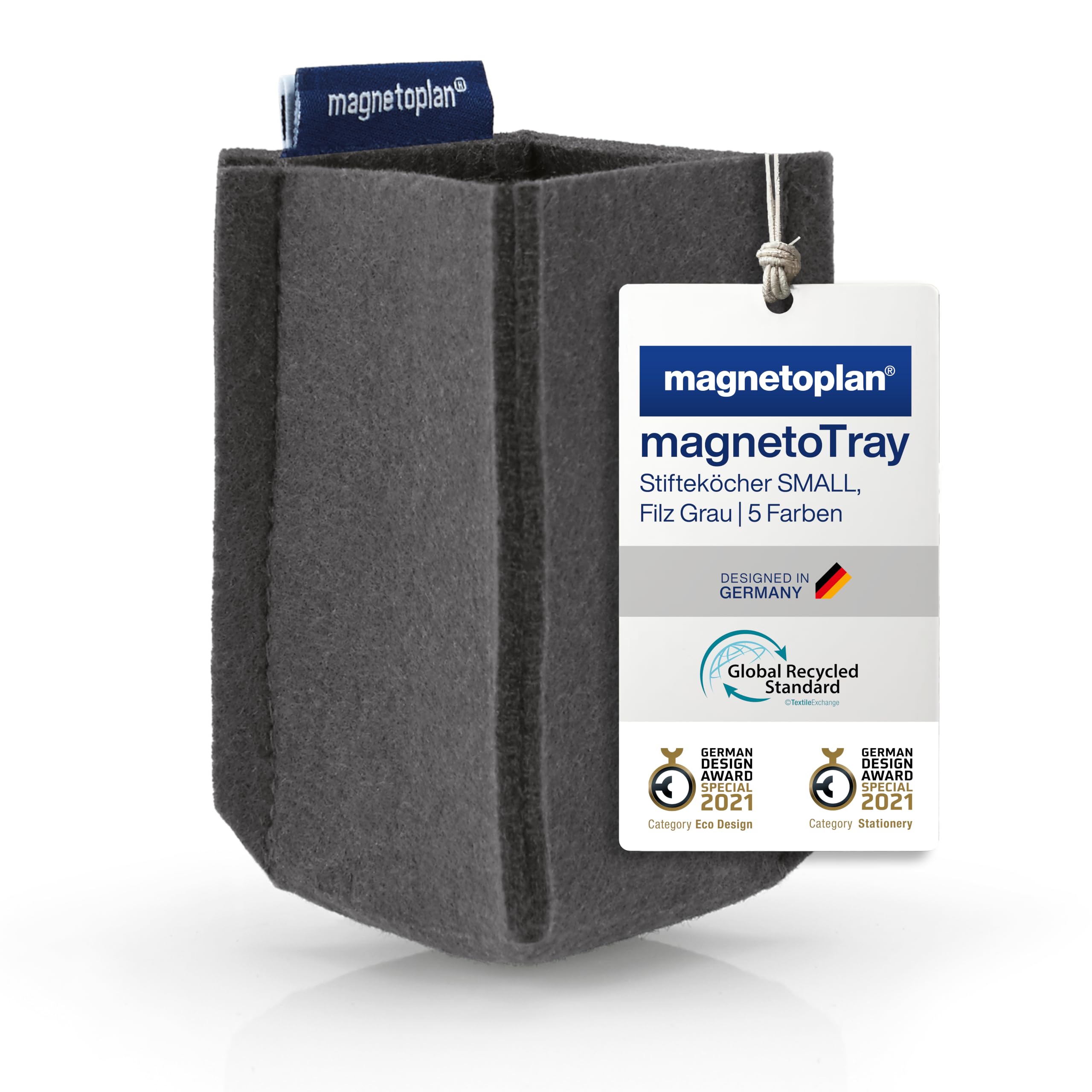 magnetoplan-pro-magnetotray-small-stiftehalter-grau-filz image 1