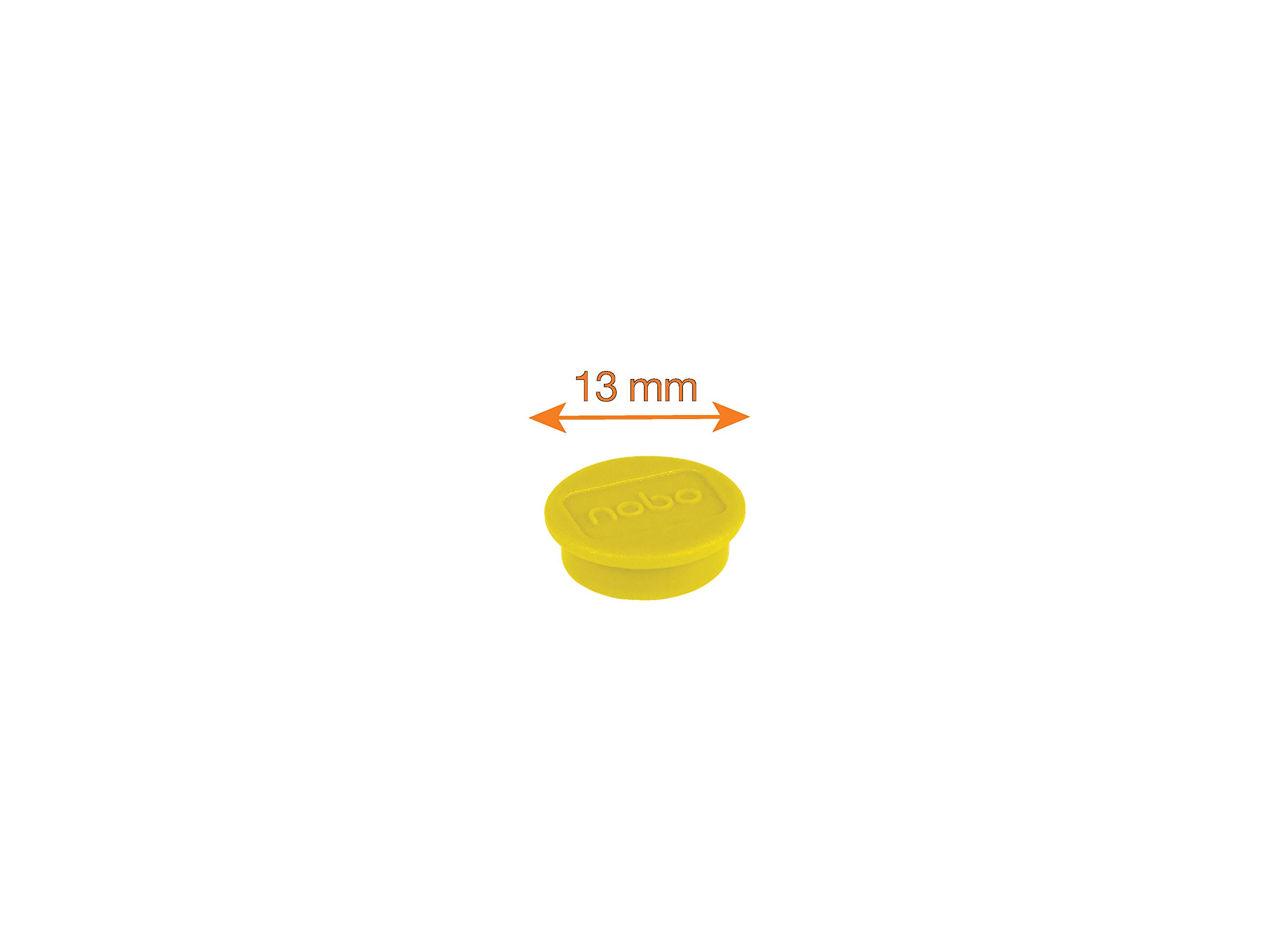 nobo-glide-whiteboard-magnete-1915288-10-st-ck-13-mm-gelb image 3