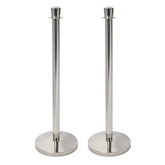 securit-classic-absperrpfosten-93cm-edelstahl-2m-gurt image 1