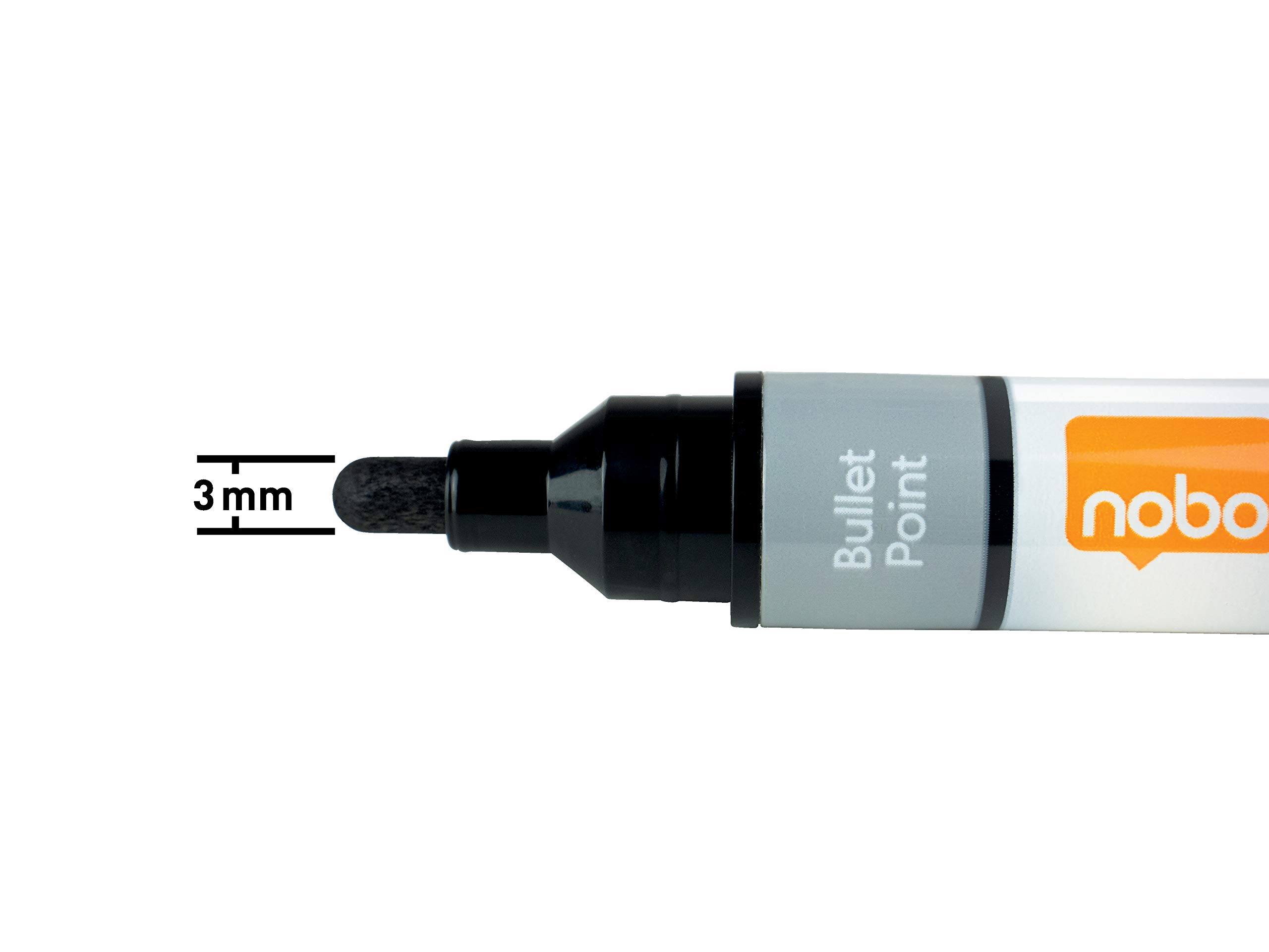 nobo-glide-whiteboard-marker-4er-mehrfarbig-3-mm image 2