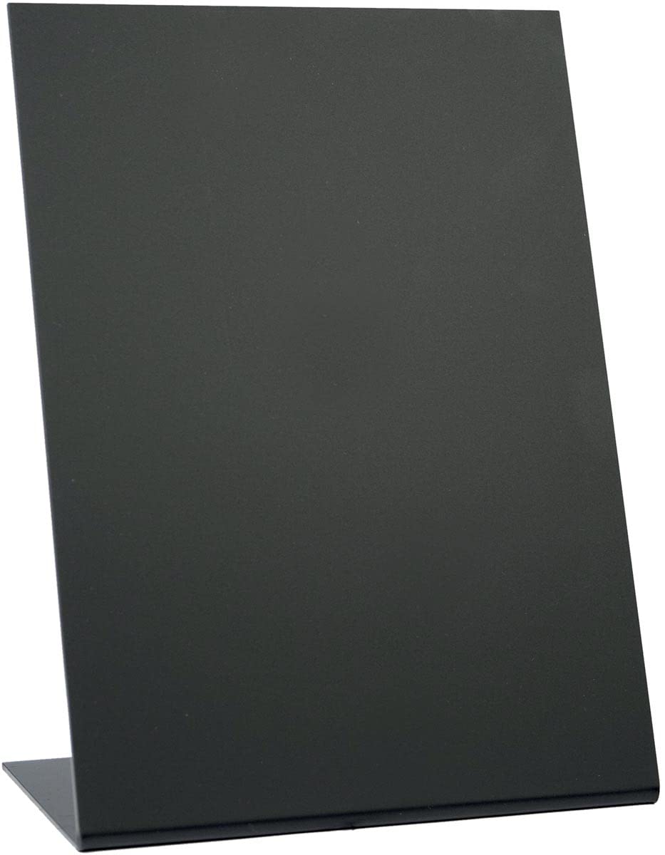 securit-l-shape-tischtafel-a5-acryl-schwarz-3er-set image 1