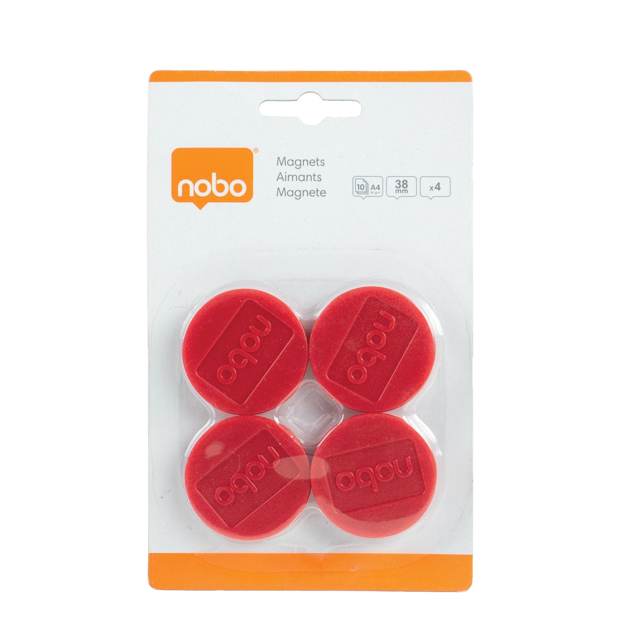 nobo-glide-magnete-1901452-whiteboard-magnete-rot-38-mm-4-stk image 6