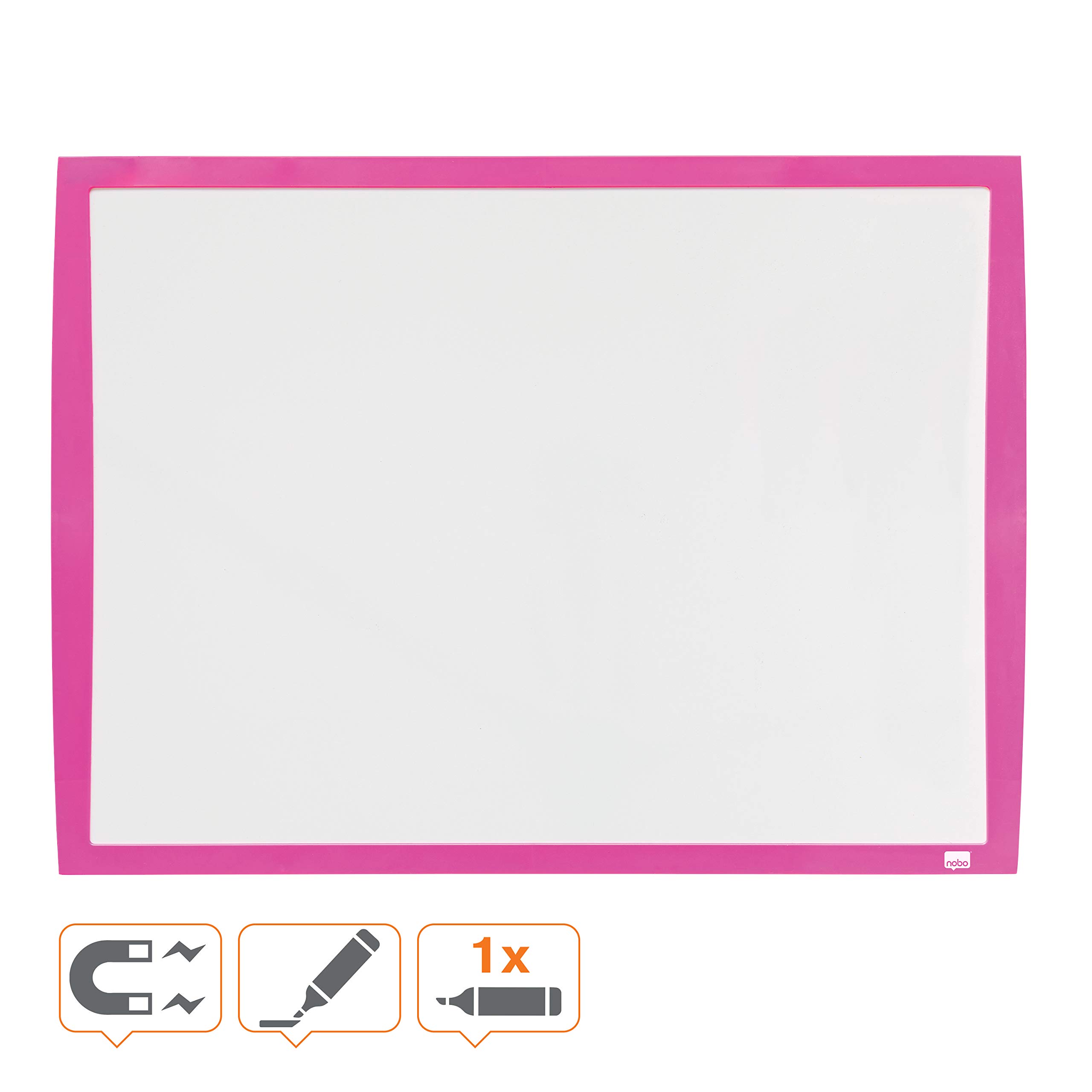 nobo-classic-steel-2104177-whiteboard-pink-585x430-magnetisch image 2