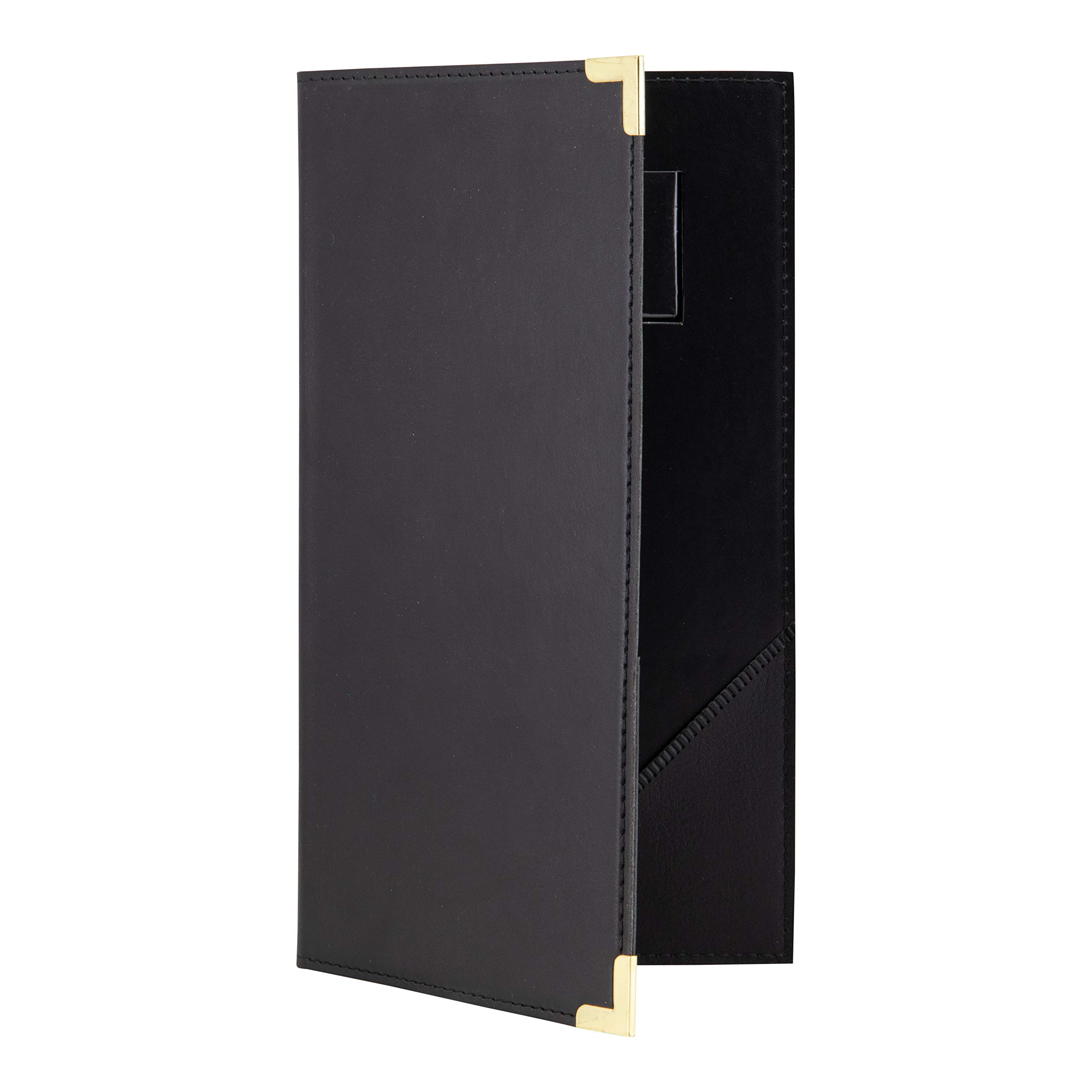 securit-classic-rechnungsmappe-23x13-cm-schwarz-lederoptik image 1