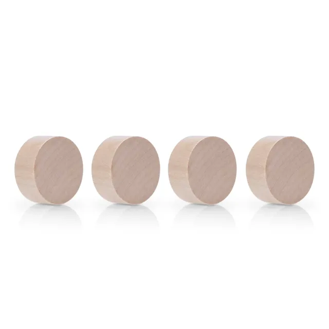 magnetoplan-wood-series-circle-magnete-birke-4-stu00fcck-30mm image 1