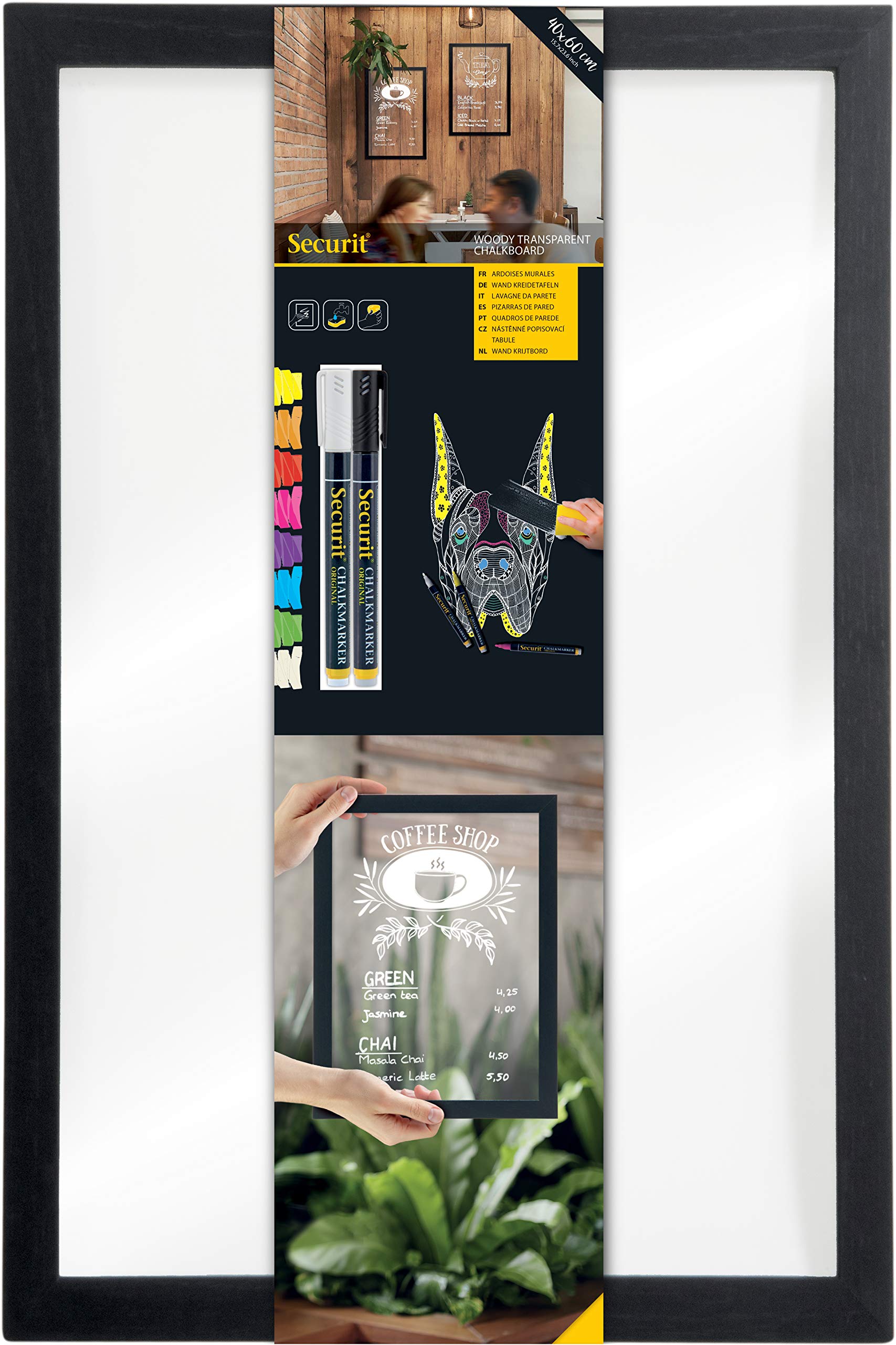 securit-crystal-wandtafel-transparent-40x60-cm-schwarz-2-marker image 5