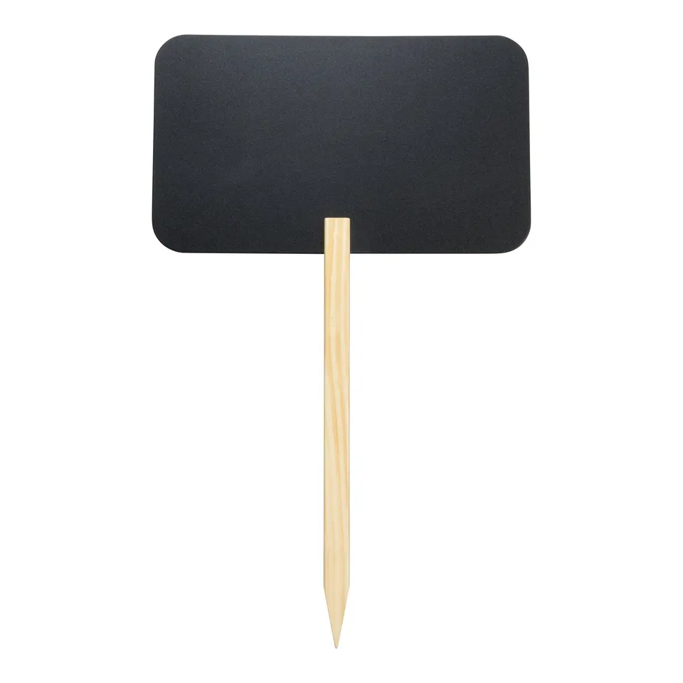 securit-silhouette-hinweisschild-rechteckig-holz-mit-stift image 1