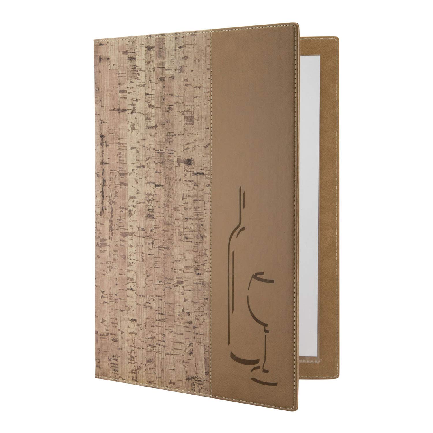 securit-woody-weinkarte-a4-kork-design-einlage-4-seiten-erweiterbar image 2