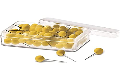 magnetoplan-design-pinboard-sp-pinnadeln-gelb-edelstahl-100-st-ck image 2