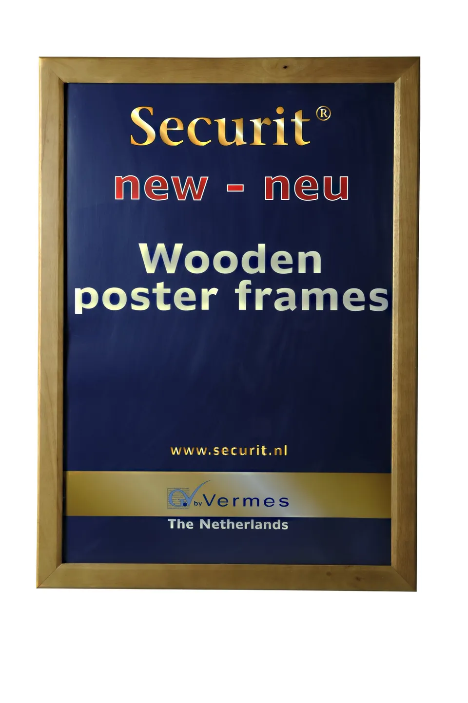 securit-universal-displayrahmen-a3-teak-posterrahmen-holz image 1