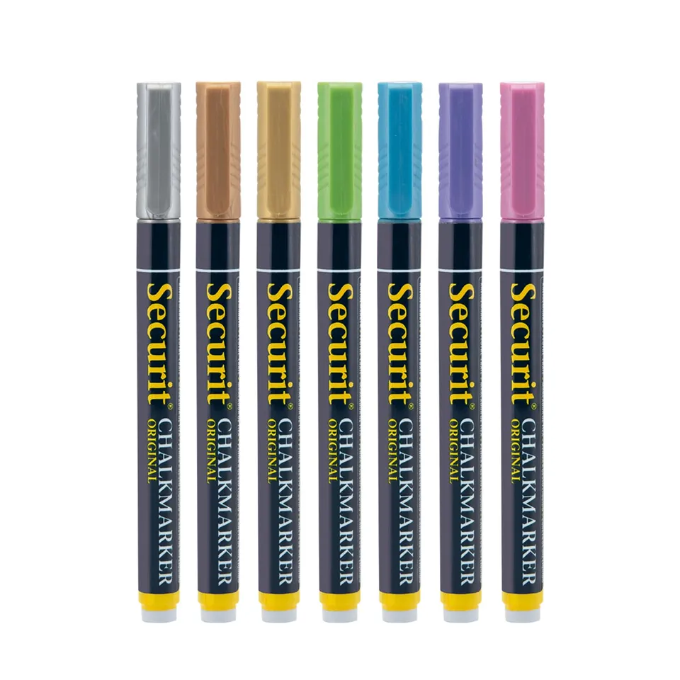 securit-original-kreidemarker-7er-set-1-2-mm-metallic image 1