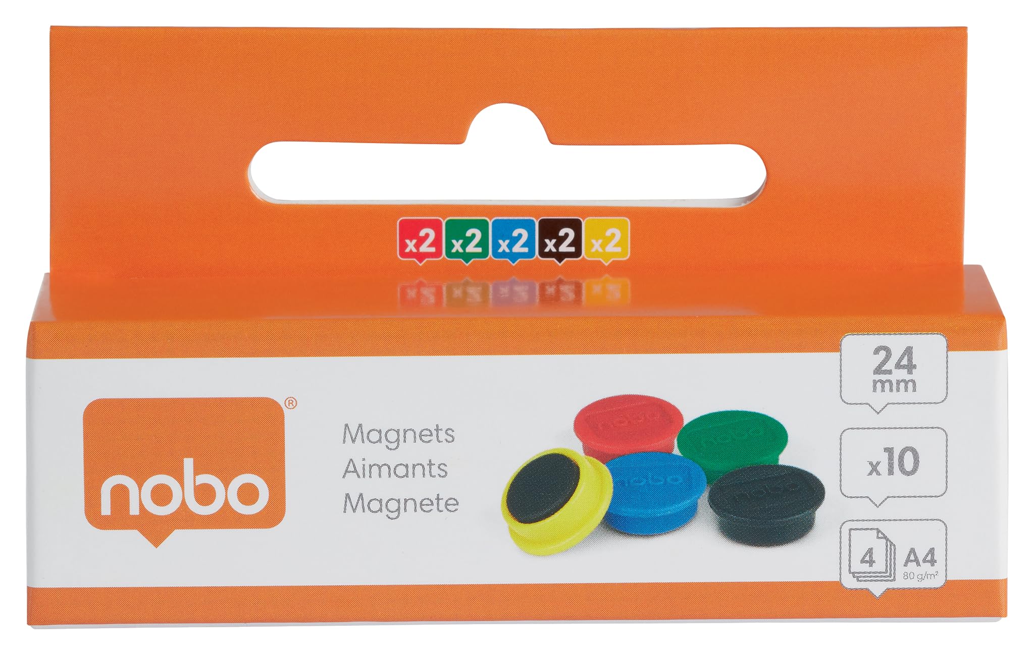 nobo-glide-whiteboard-magnete-24-mm-mehrfarbig-10-st-ck image 7
