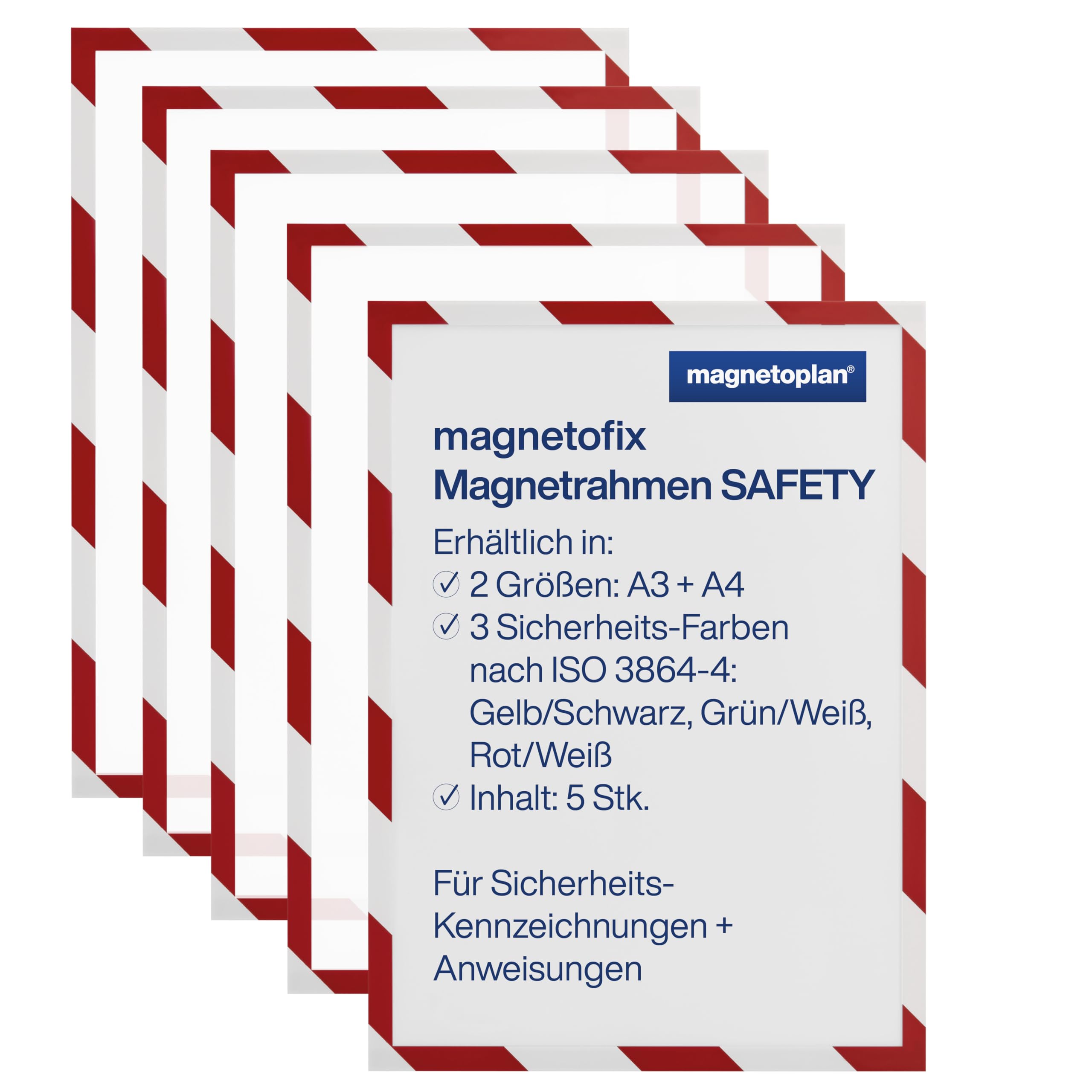 magnetoplan-magnetofix-magnetrahmen-a3-grau-5-st-ck-magnetisch image 8