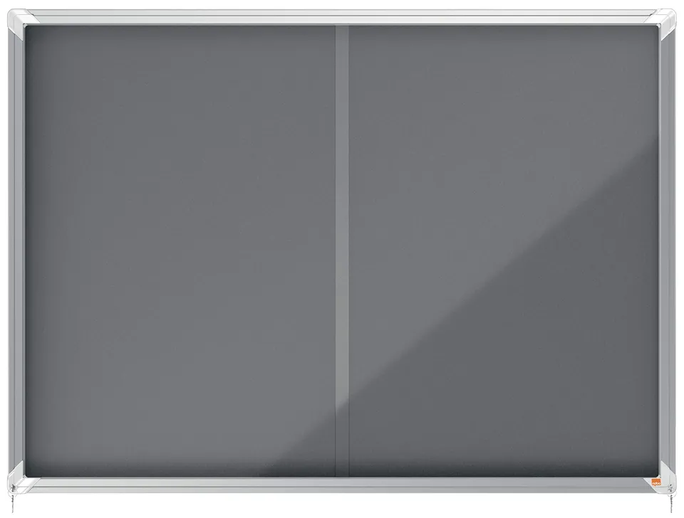 nobo-premium-plus-1915338-schaukasten-18x-a4-filz-grau image 1