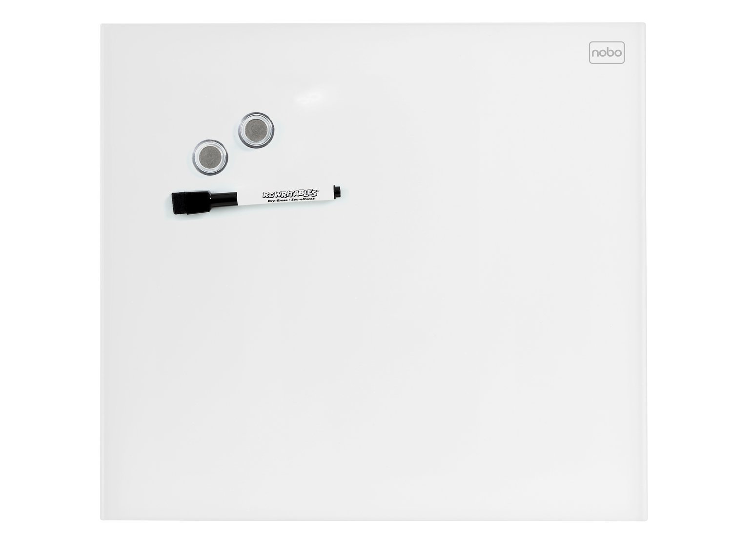 nobo-diamond-glass-1903956-glas-whiteboard-wei-30x30-cm image 1