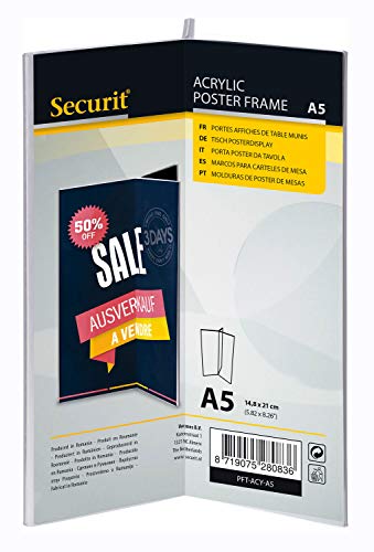 securit-crystal-tischaufsteller-a5-transparent-y-form image 5
