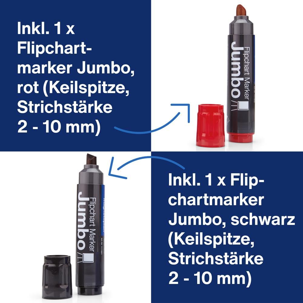magnetoplan-flipchart-junior-starter-kit-papier-marker-magnete image 2