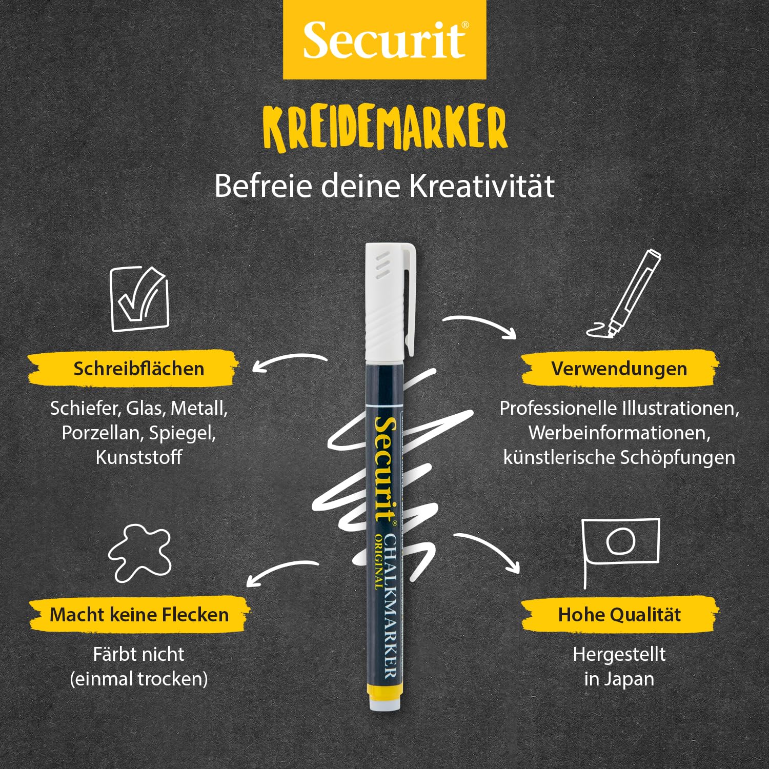 securit-original-kreidemarker-wei-1er-pack-1-2-mm image 2
