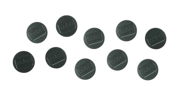 nobo-glide-whiteboard-magnete-32-mm-schwarz-10-st-ck-1915298 image 1