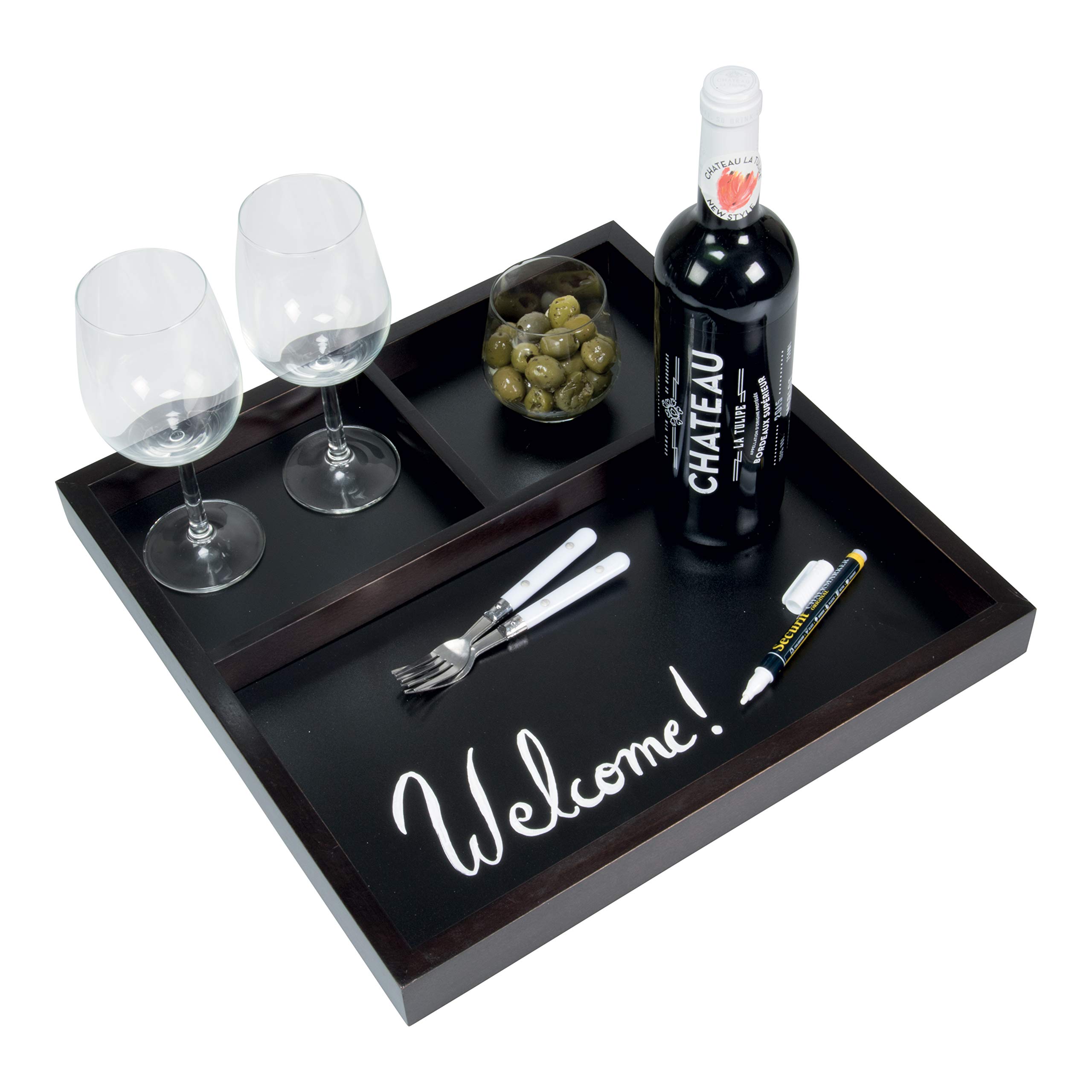 securit-universal-kreidetafel-tablett-holz-40x40cm-dunkelbraun image 2