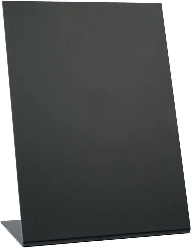 securit-l-shape-tischtafel-a5-acryl-schwarz-3er-set image 1