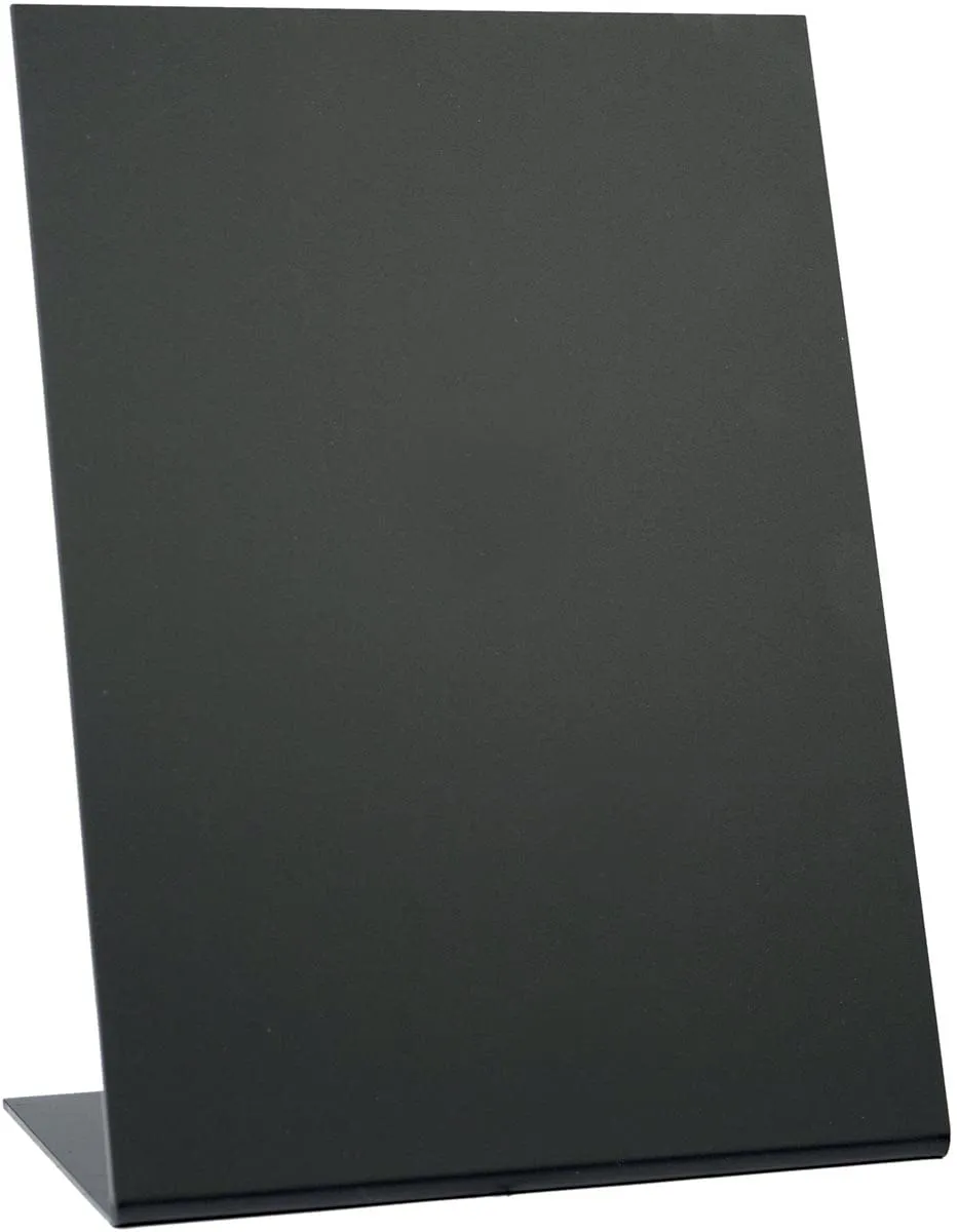 securit-l-shape-tischtafel-a5-acryl-schwarz-3er-set image 1