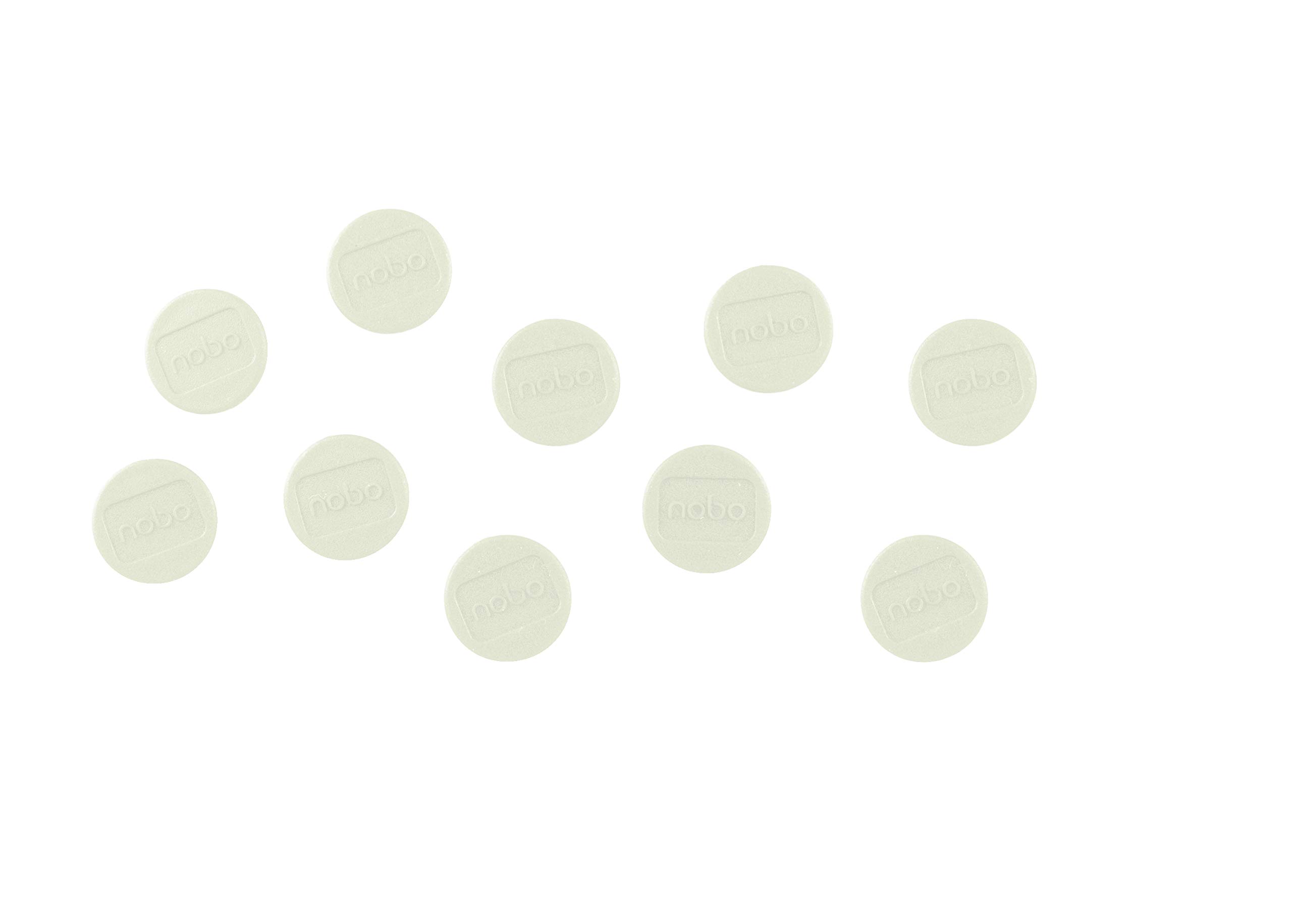 nobo-glide-whiteboard-magnete-13-mm-wei-10-st-ck image 1