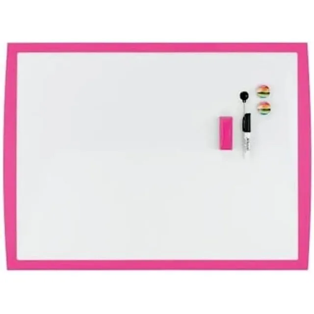 nobo-classic-steel-2104177-whiteboard-pink-585x430-magnetisch image 1