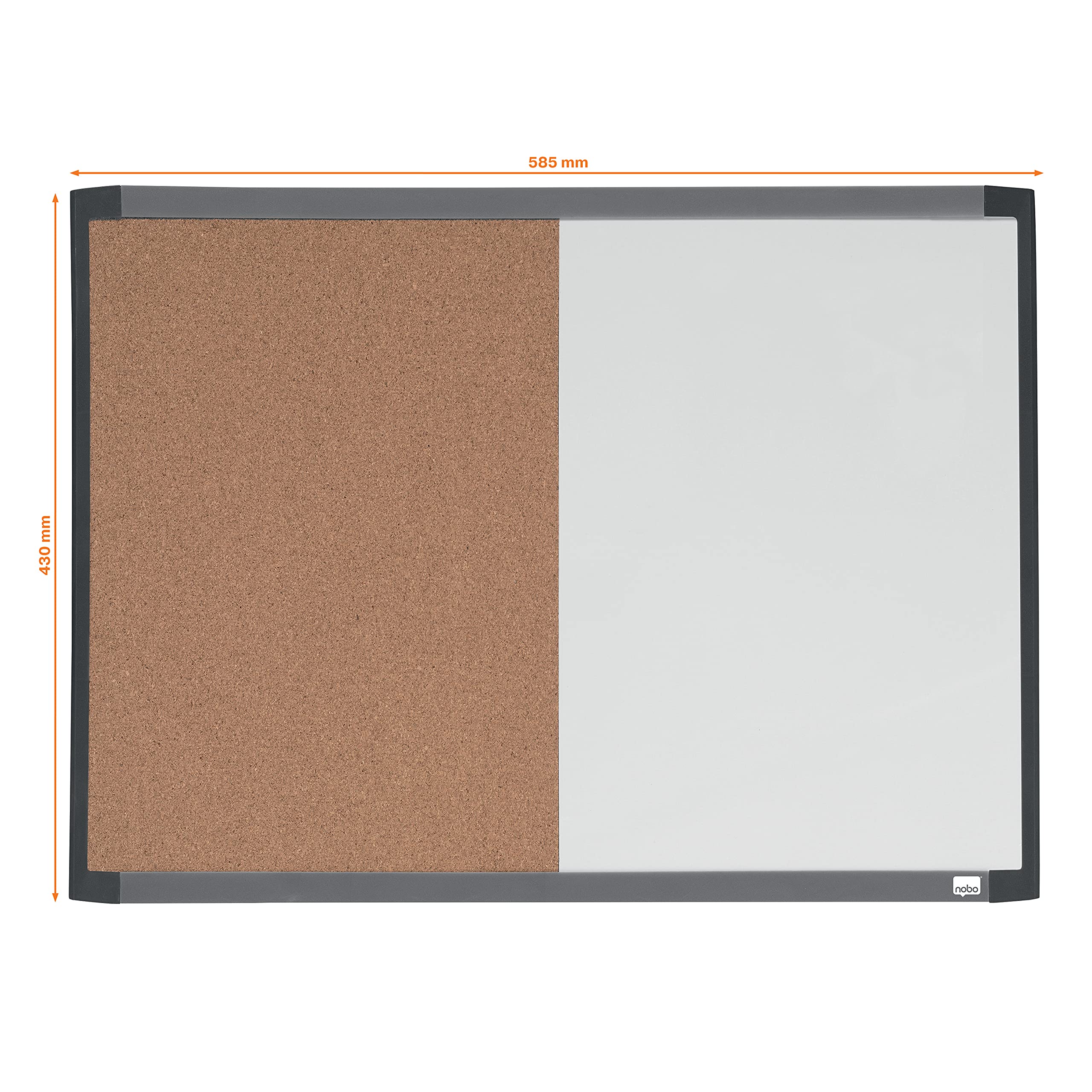 nobo-classic-steel-kombi-tafel-whiteboard-kork-585x430-mm image 3