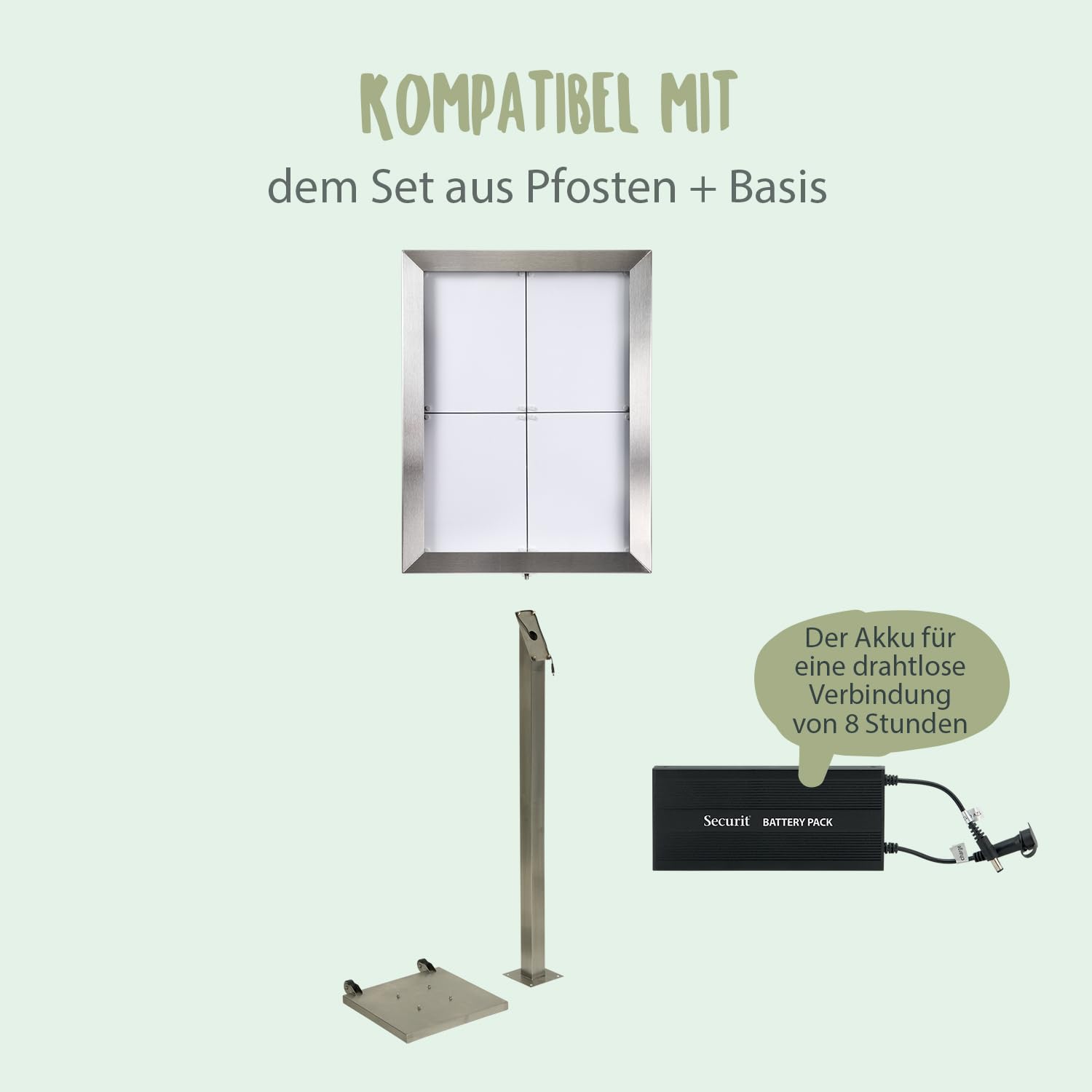 securit-nova-mcs-4a4-lss-led-schaukasten-4x-a4-edelstahl image 4