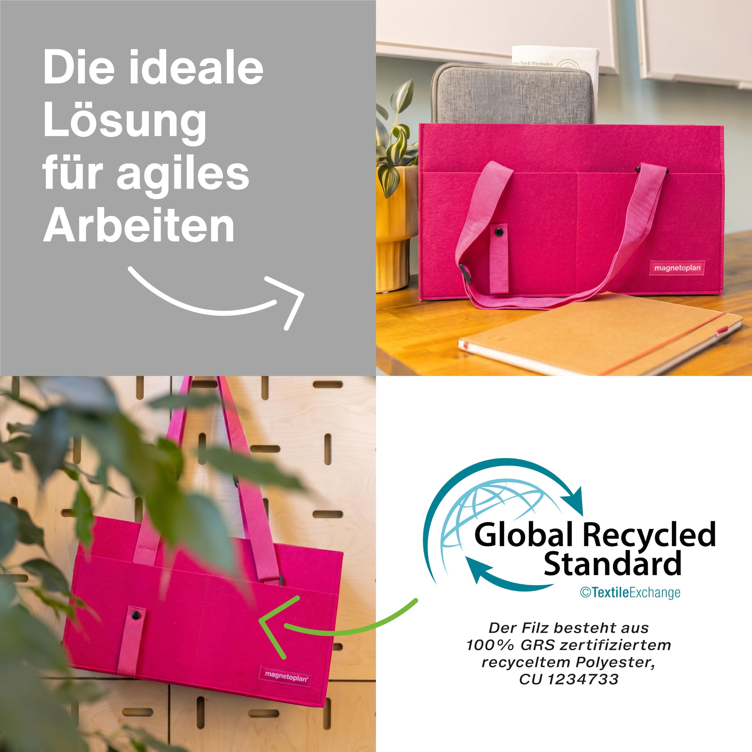 magnetoplan-pro-desk-sharing-bag-filz-raspberry-14-zoll image 5